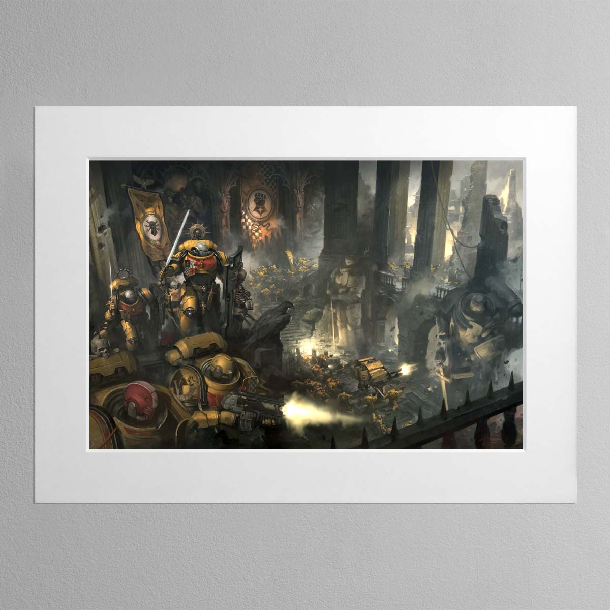 Imperial Fists – Mounted Print