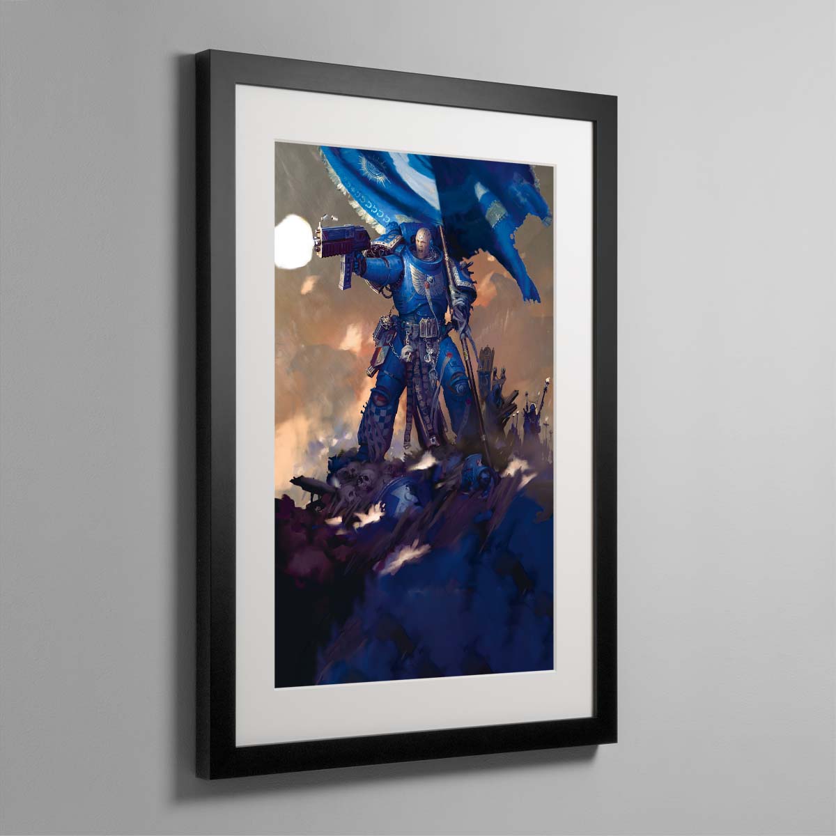 Space Marine Ancient – Framed Print