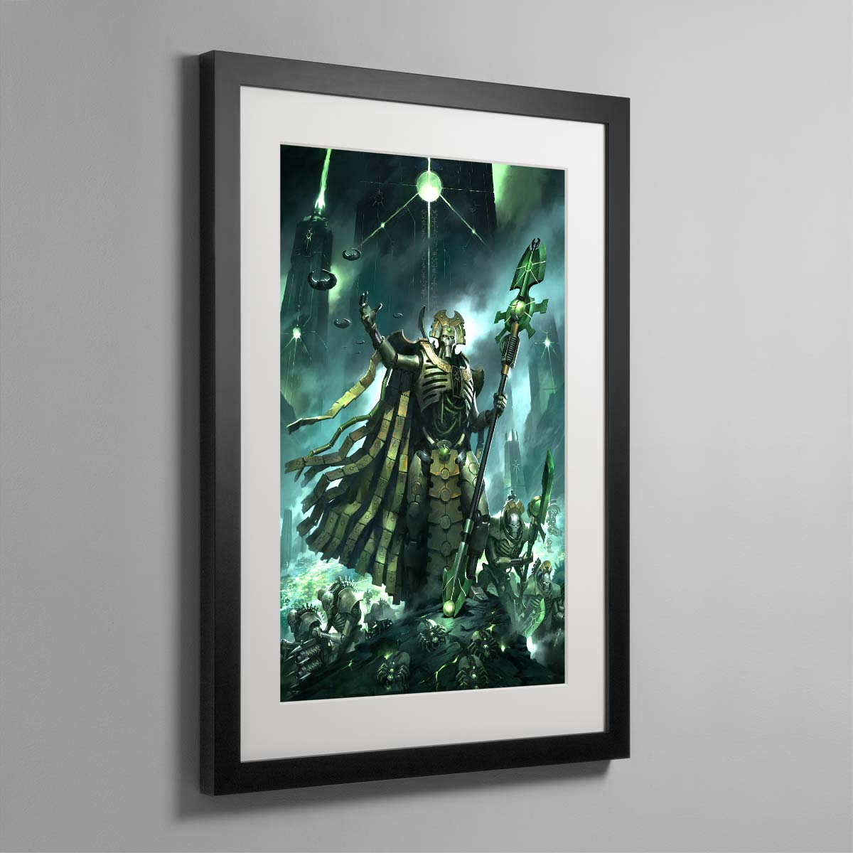 Codex Necrons Cover Art (10th Edition) – Framed Print