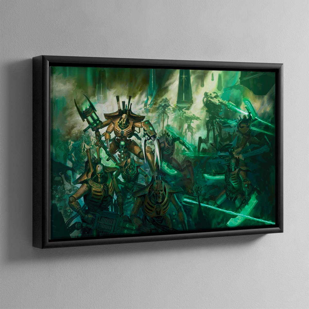 Codex Necrons Cover Art (9th Edition) – Framed Canvas