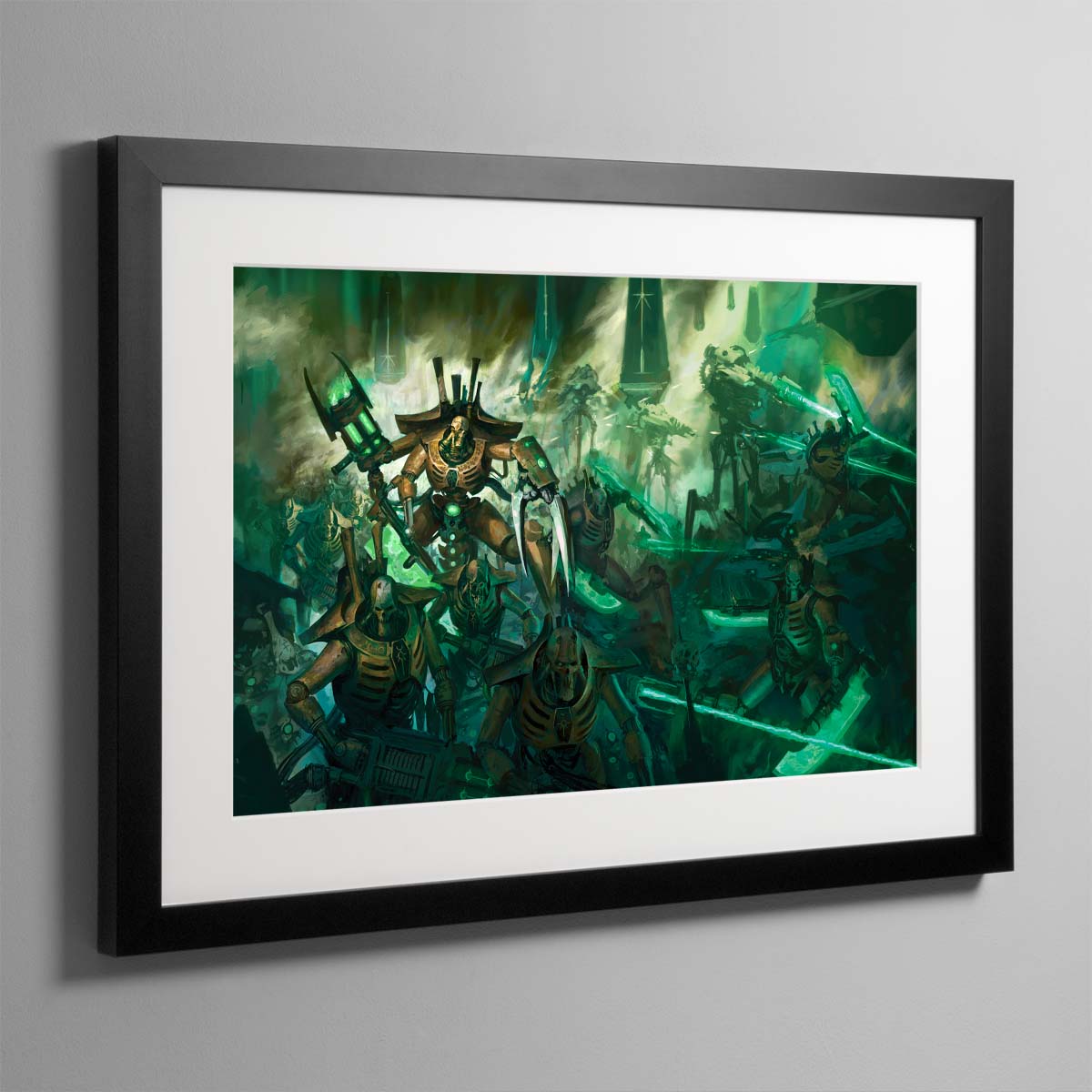 Codex Necrons Cover Art (9th Edition) – Framed Print