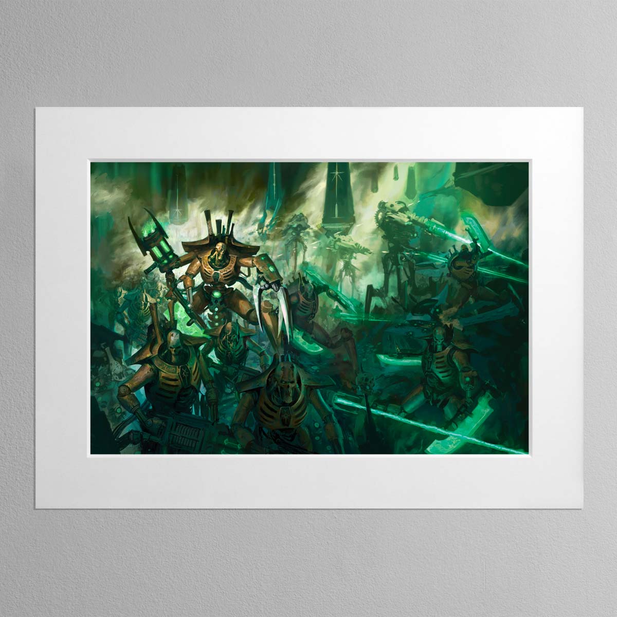 Codex Necrons Cover Art (9th Edition) – Mounted Print