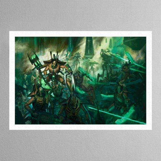 Codex: Necrons Cover Art (9th Edition) – WARHAMMER ART