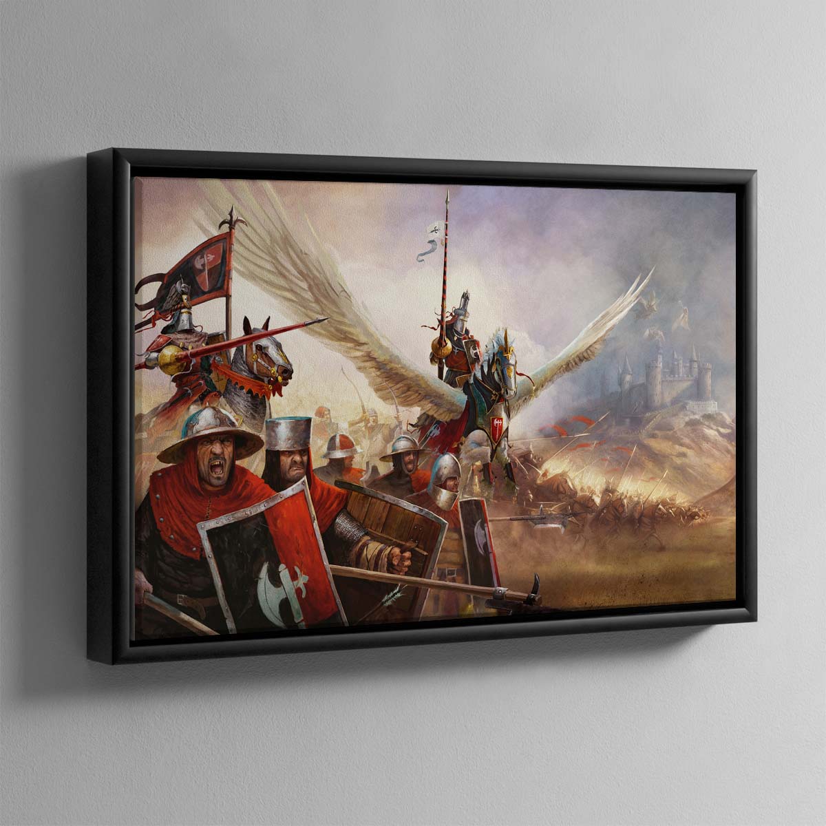 Forces of Bretonnia – 4 Framed Canvas