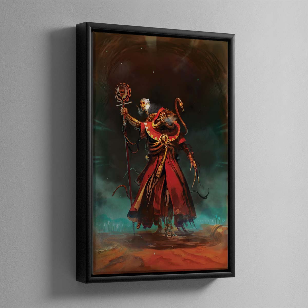 Tech-Priest of Mars – Framed Canvas