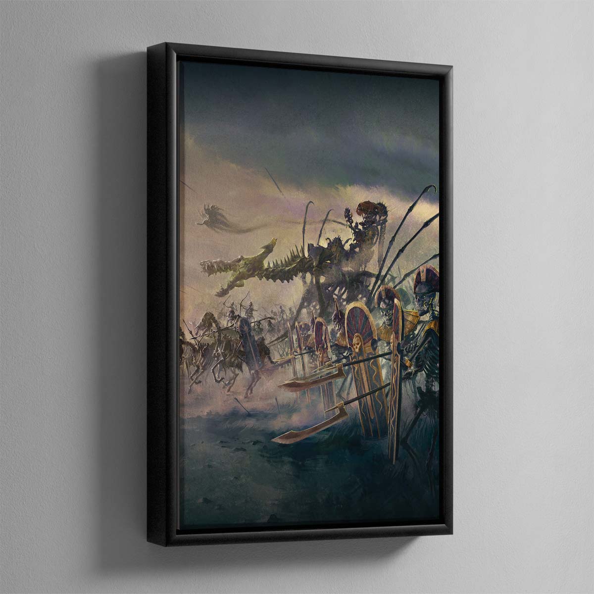 The Forces of Death – 4 Framed Canvas