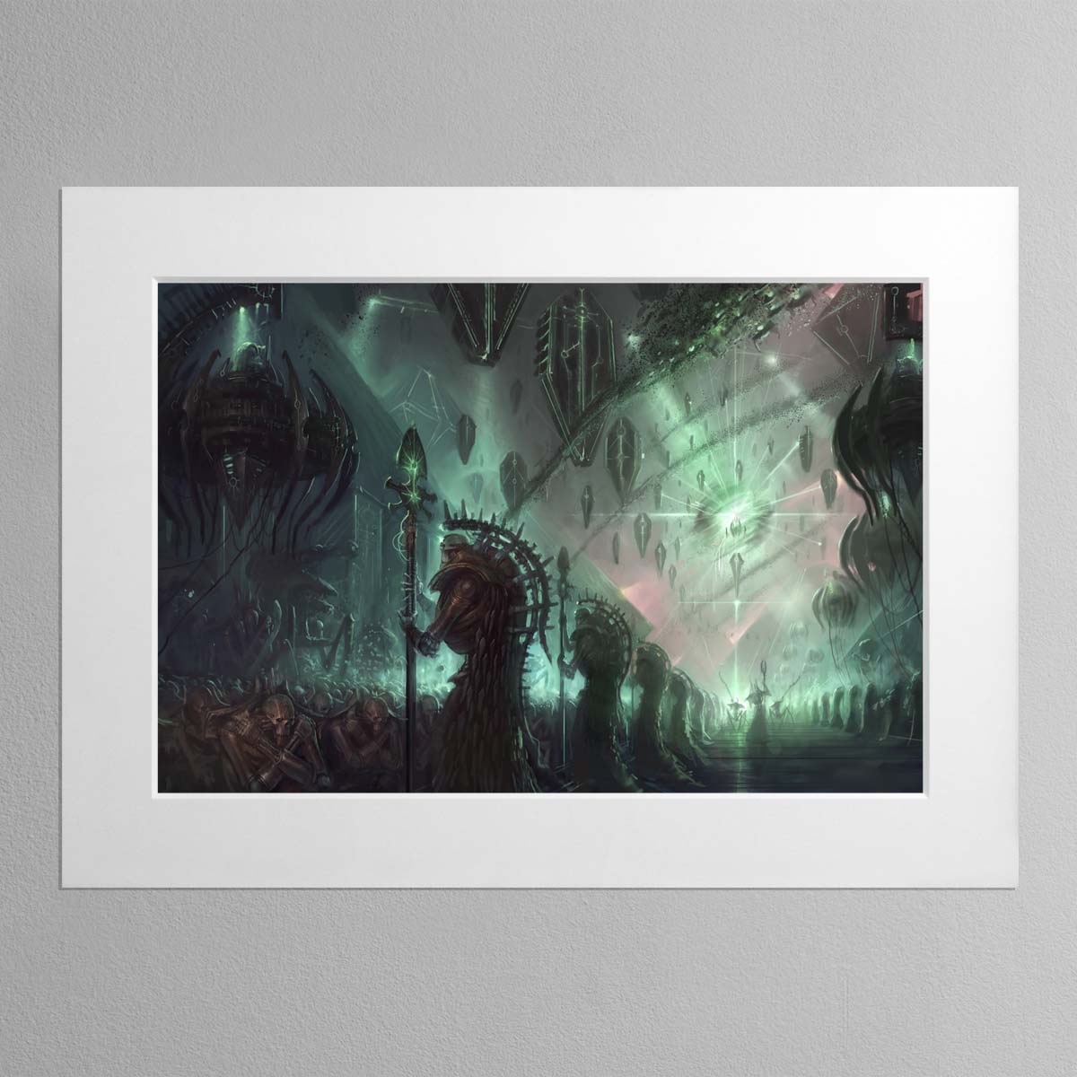 The Silent King Arrives – Mounted Print