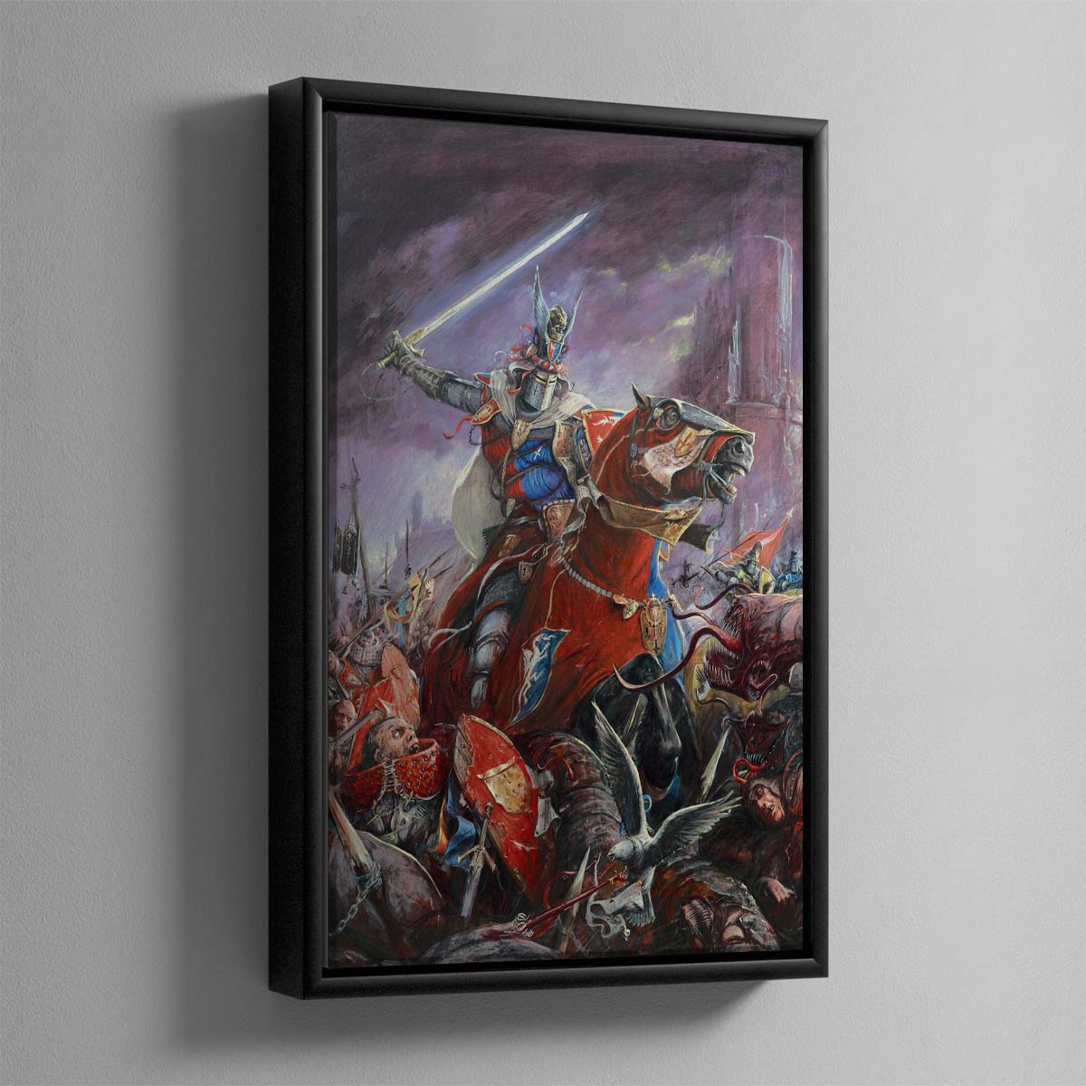Knight of the Realm – 4 Framed Canvas