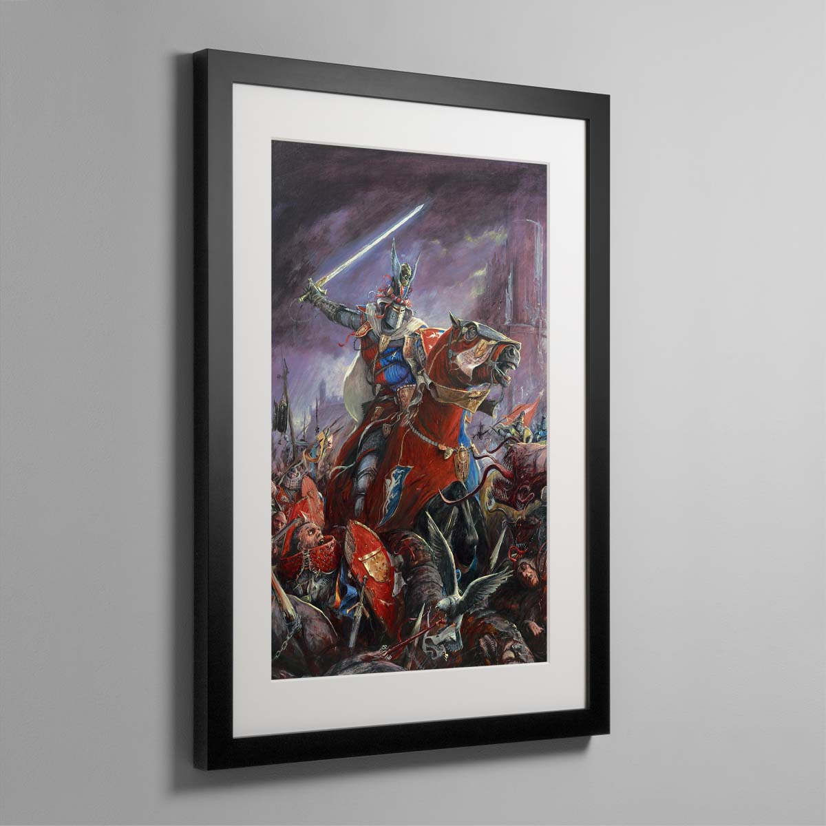 Knight of the Realm – 5 Framed Print