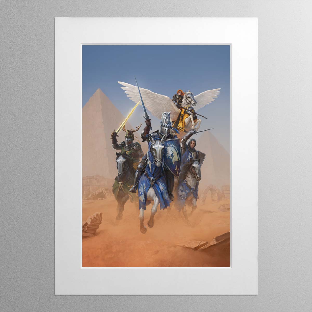 Lords of the Lance – 2 Mounted Print