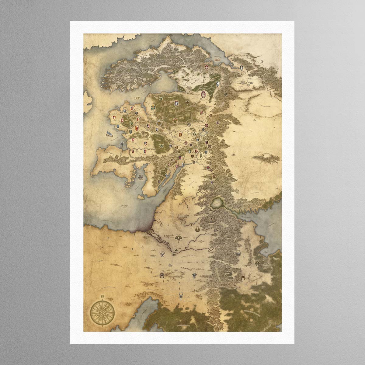 Map of the Old World – 1 Print