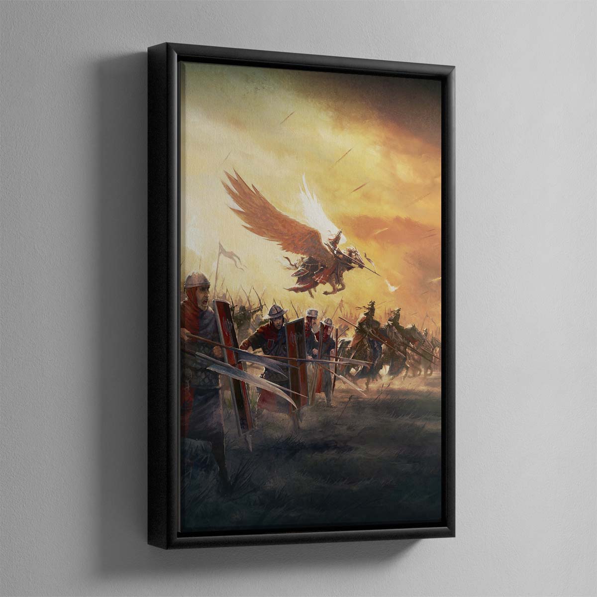 The Land of Chivalry – 4 Framed Canvas